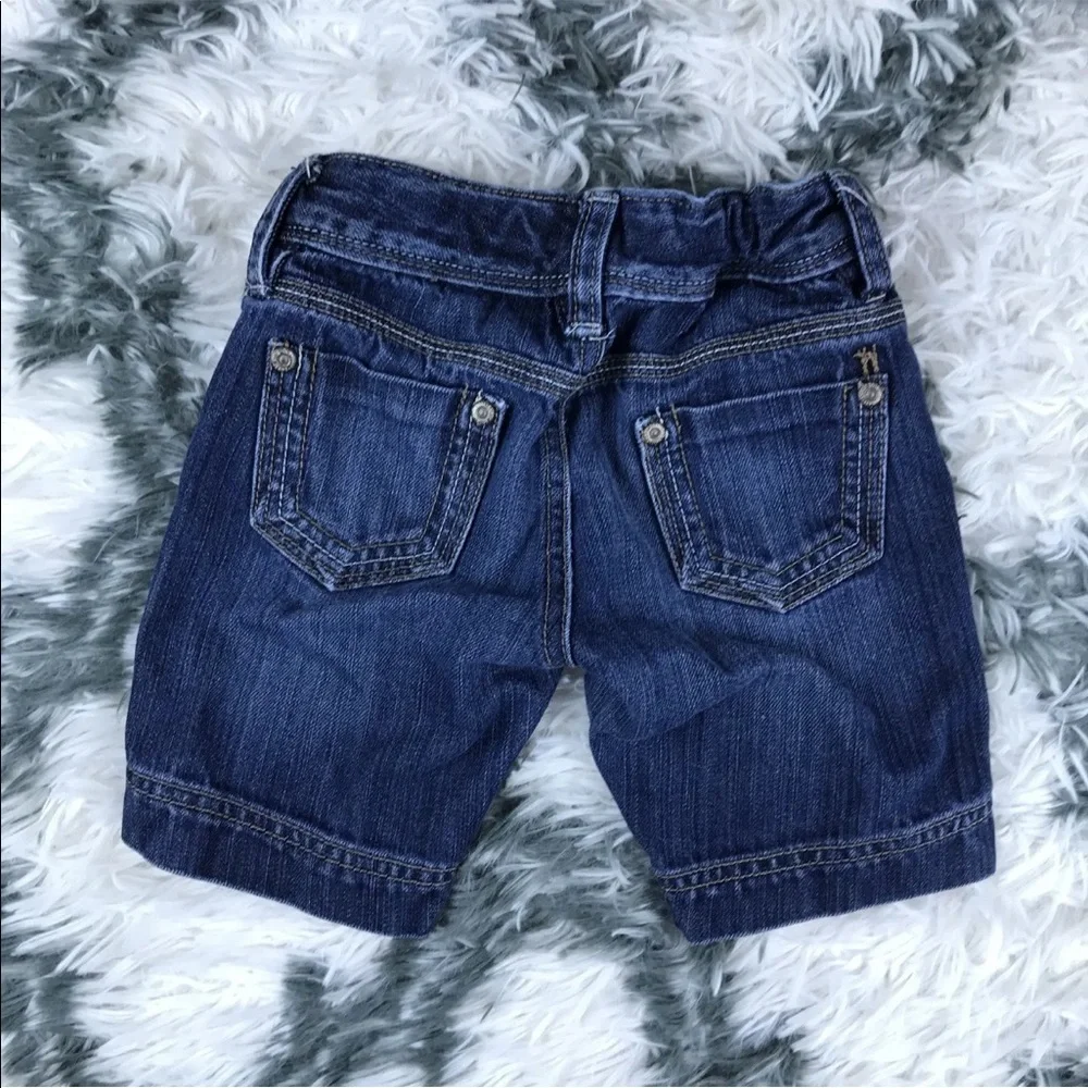 Old Navy Children's Girls Bermuda Jean Shorts Size 5 Blue